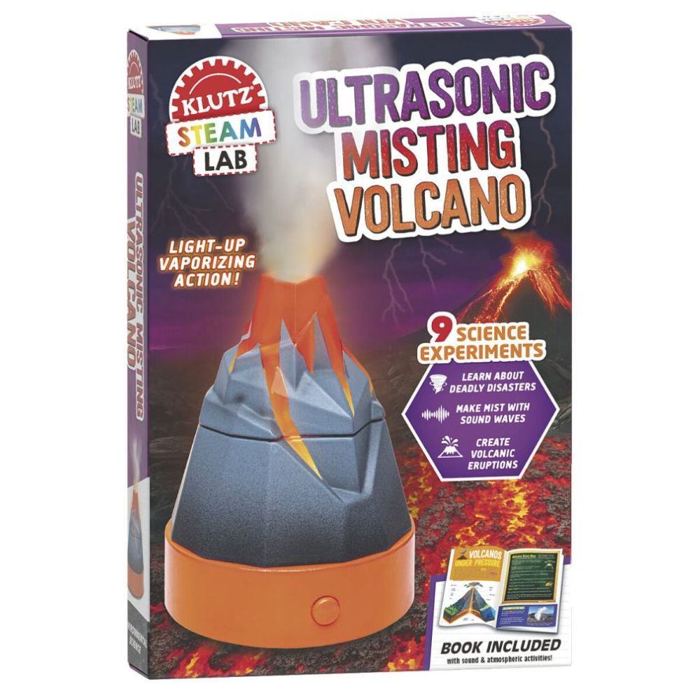 كتاب + مجموعة أنشطة Ultrasonic Misting Volcano