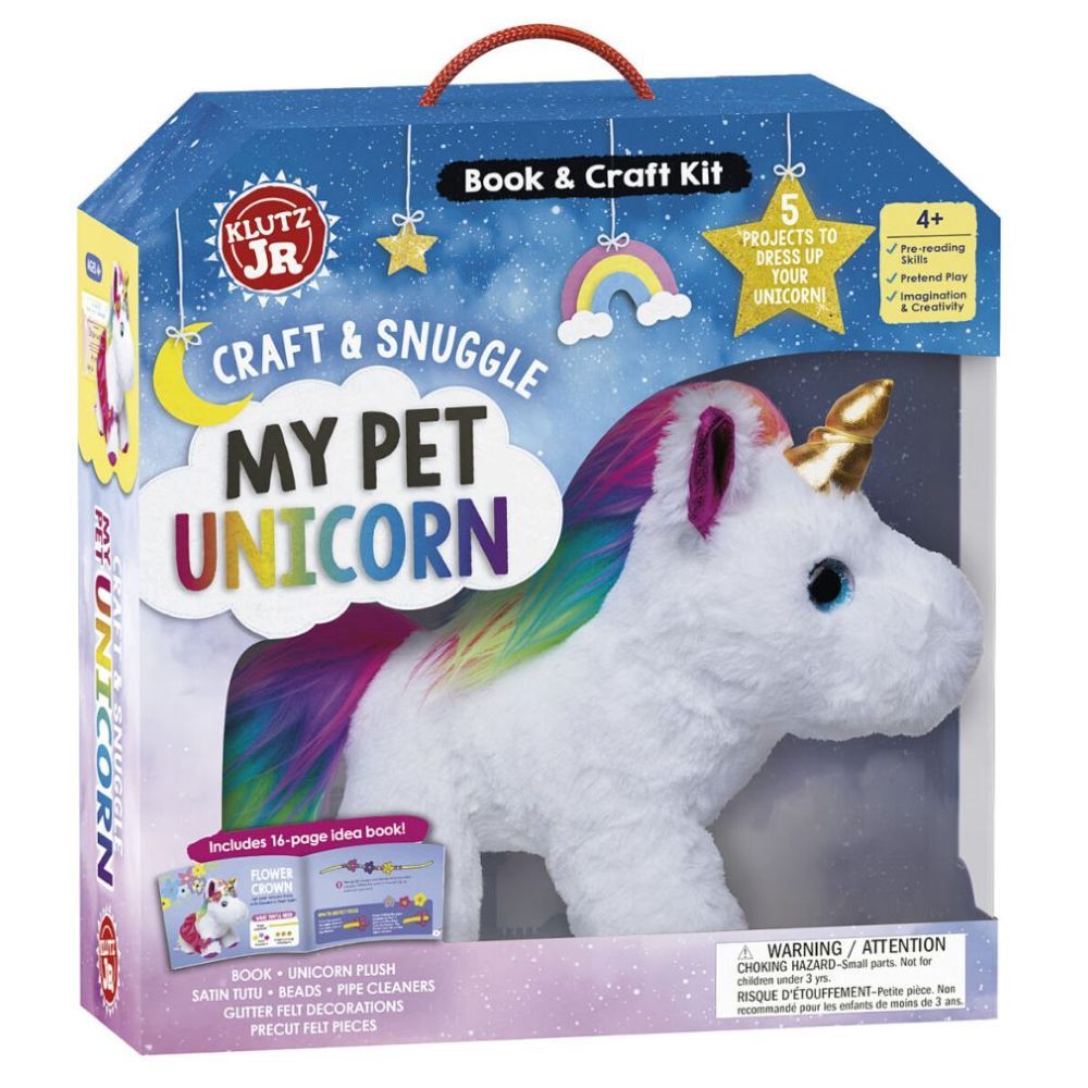 كتاب + مجموعة أنشطة Craft & Snuggle My Pet Unicorn