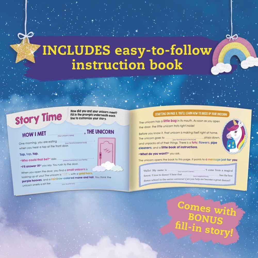 كتاب + مجموعة أنشطة Craft & Snuggle My Pet Unicorn