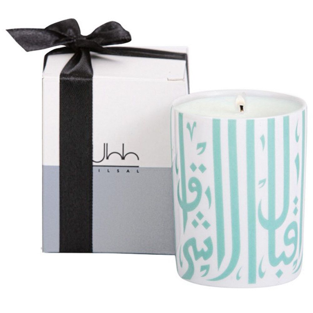 Silsal - Turquoise Ghida Midsummer Candle 60g - Turquoise