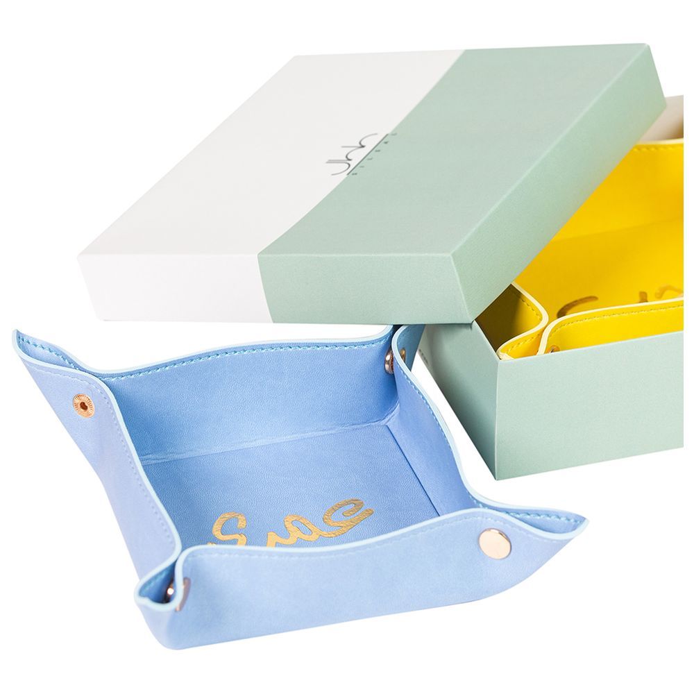 Silsal - Omri Leather Catchall Tray w/ Gift Box