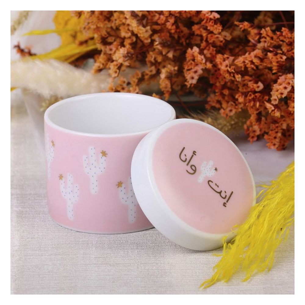 Silsal - Cacti Trinket Container - Pink