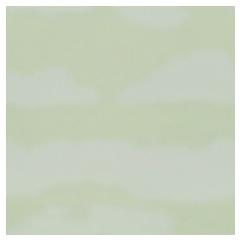 Fujikawa - Cloudy Children Wallpaper - Light Green