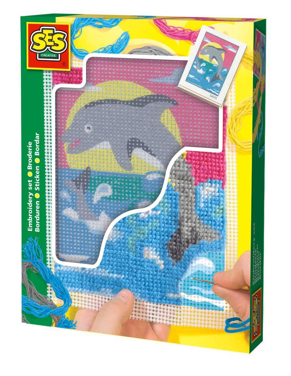 SES Creative - Children's Embroidery Dolphin