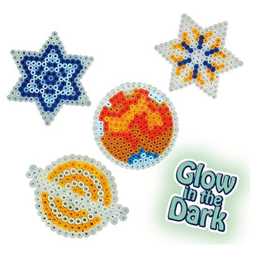 SES Creative - Iron On Beads Glow in The Dark Stars