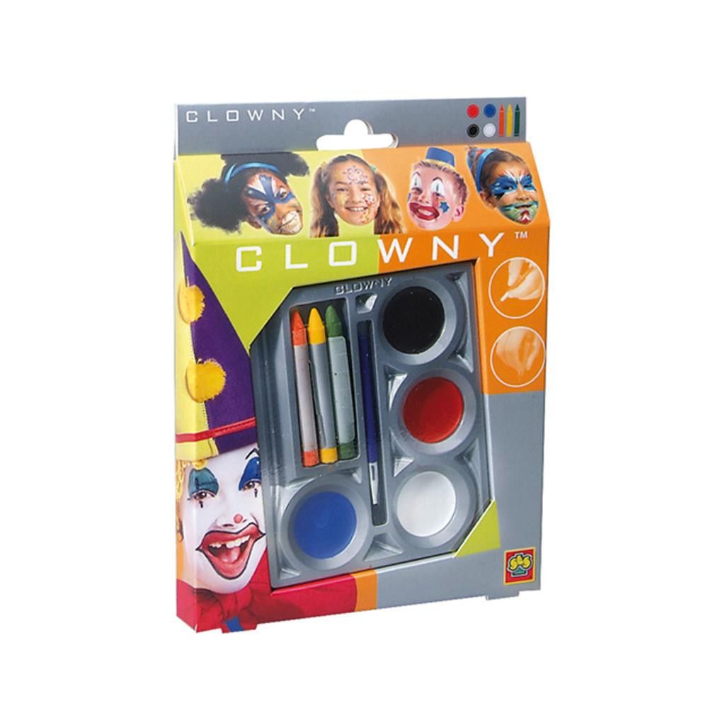 SES Creative - Clowny Face Crayons And Aqua Paint