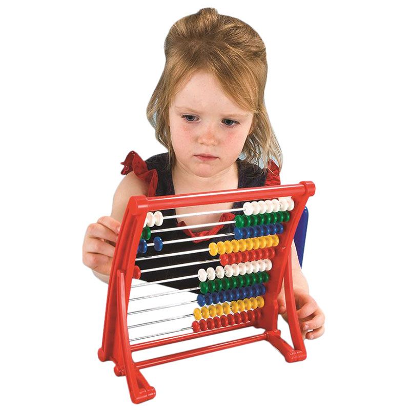 Gigo - Number Grid Abacus - Red