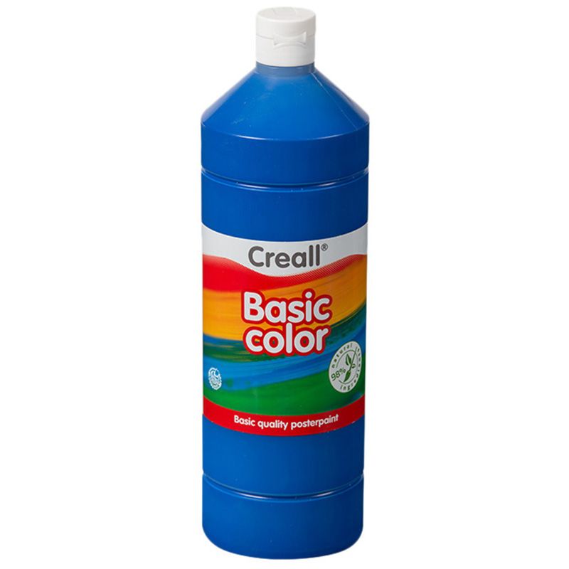 Creall - Basic Poster Paint 1L - Dark Blue