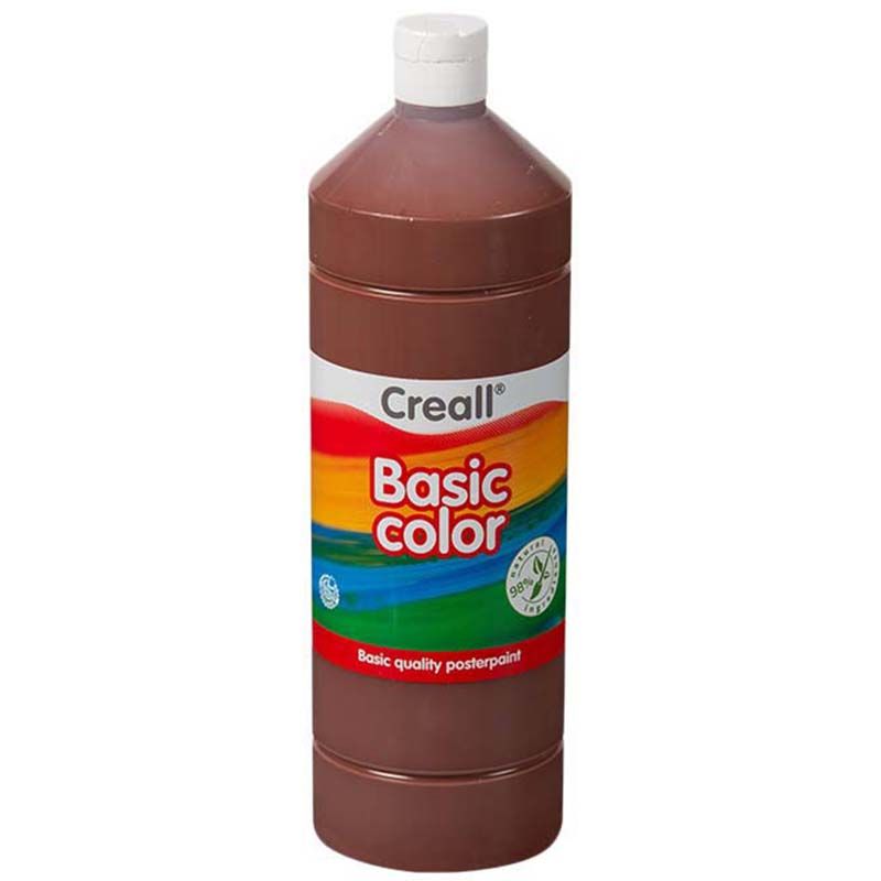 Creall - Basic Poster Paint 1L - Brown