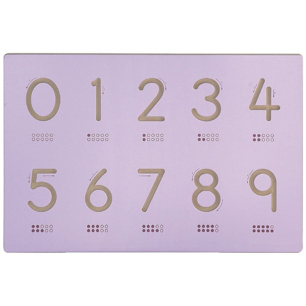 Viga - Writing Numbers - Purple