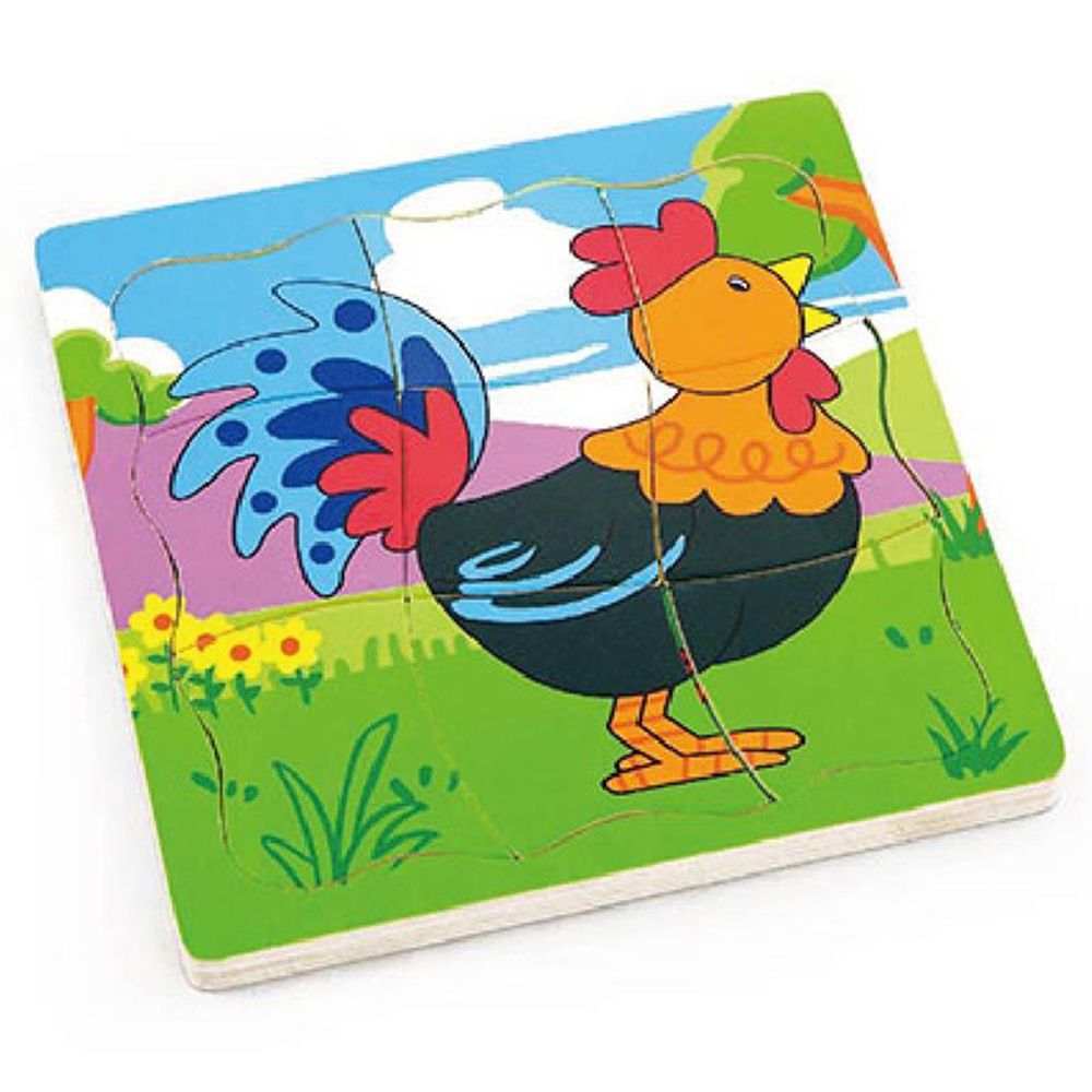 Viga - Grow Up Rooster Puzzle