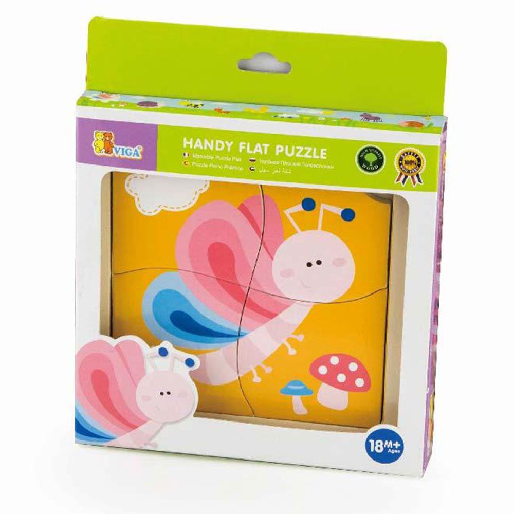 Viga - Handy Flat Puzzle Butterfly