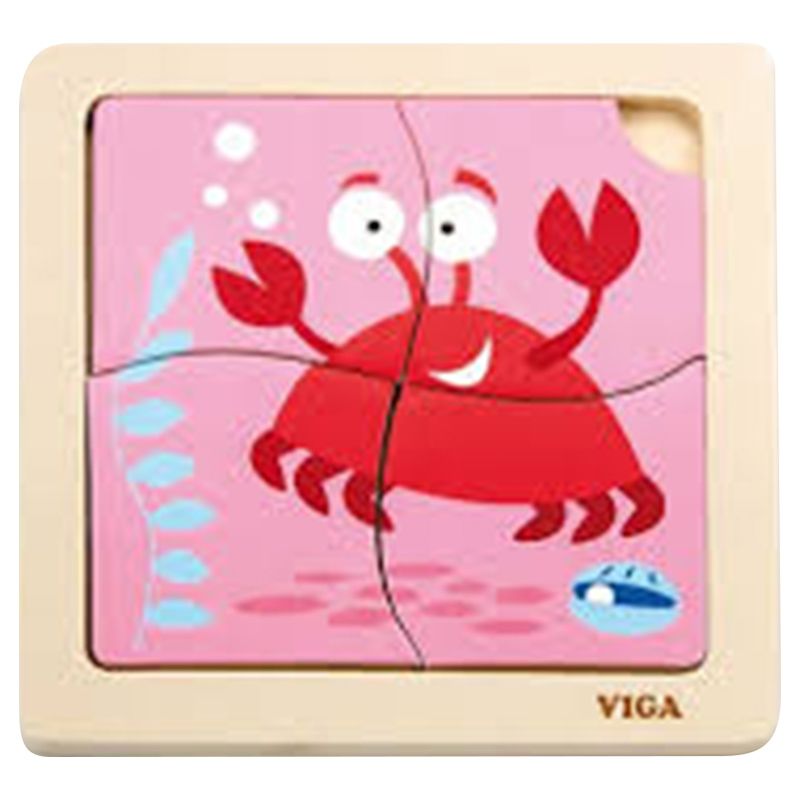 Viga - Handy Flat Puzzle - Crab