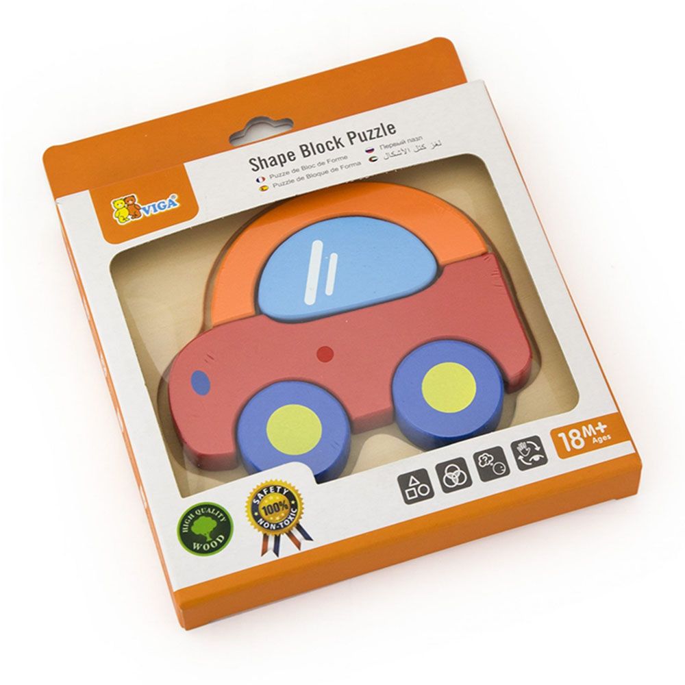 Viga - Handy Block Puzzle - Car