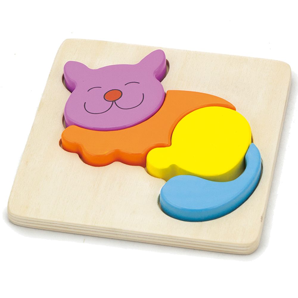 Viga - Handy Block Cat Puzzle