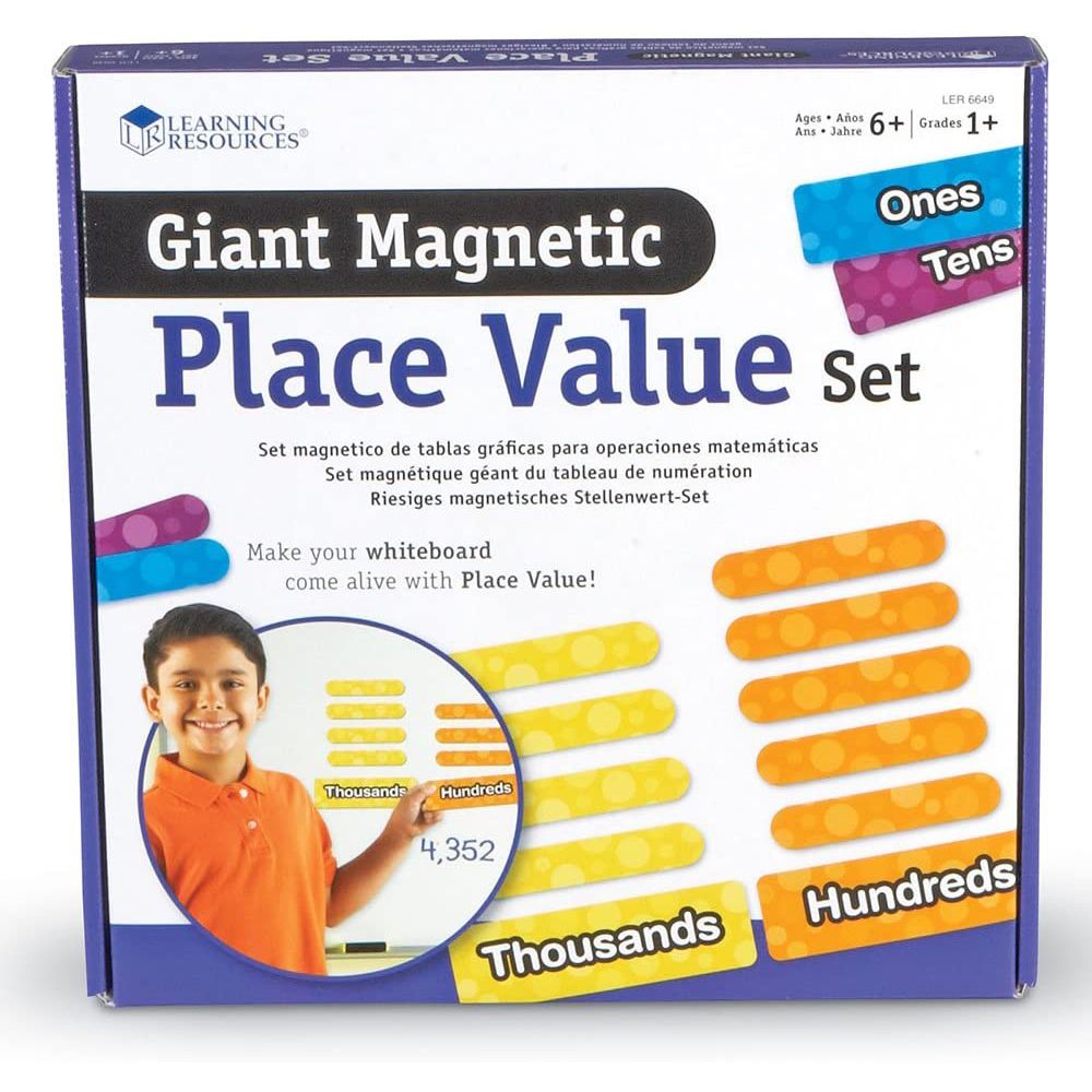 Learning Resources - Giant Magnetic Place Value Set