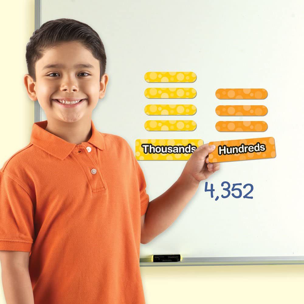 Learning Resources - Giant Magnetic Place Value Set