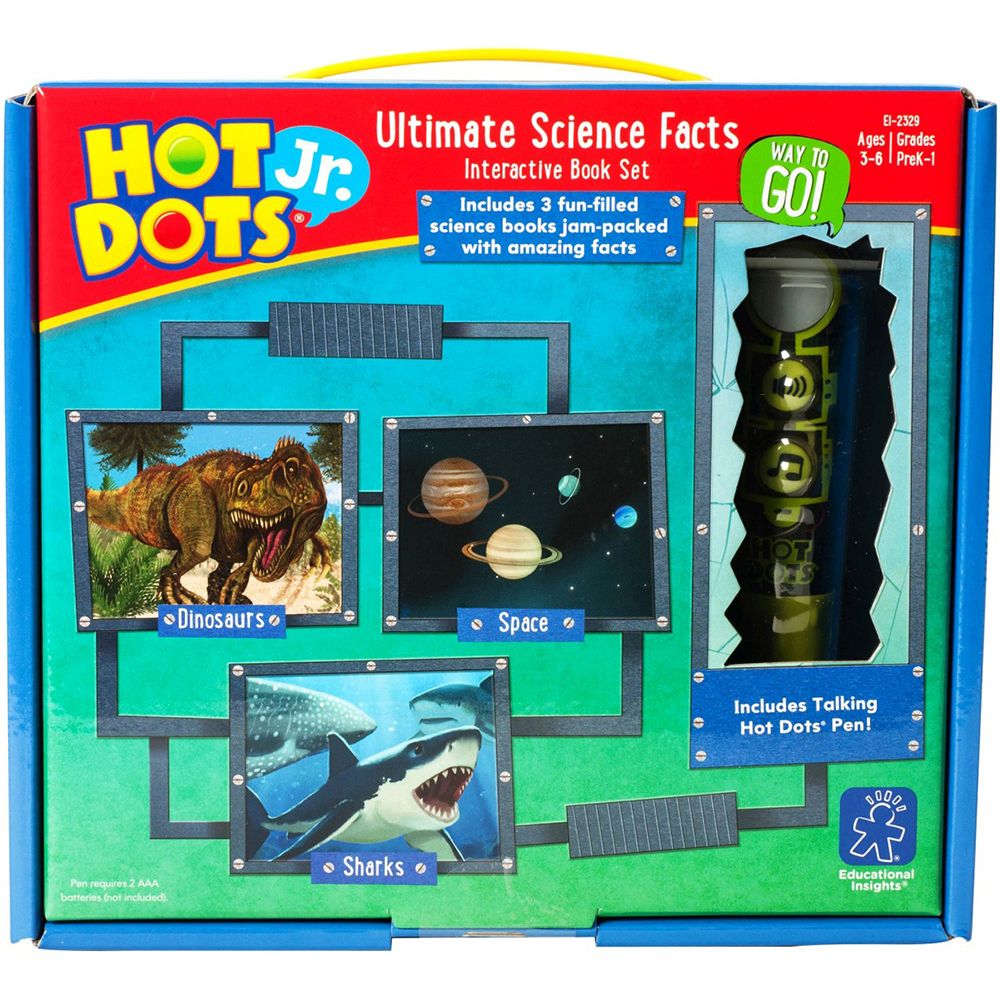 Learning Resources - Hot Dots Jr. Ultimate Sciences Facts