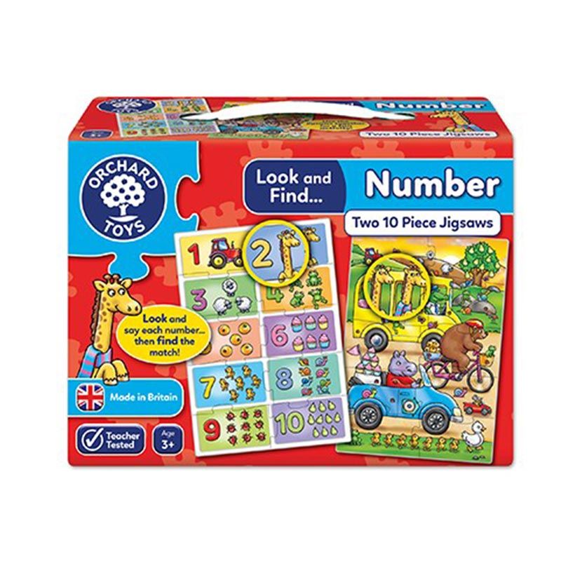 Orchard Toys - Look And Find Number Puzzle