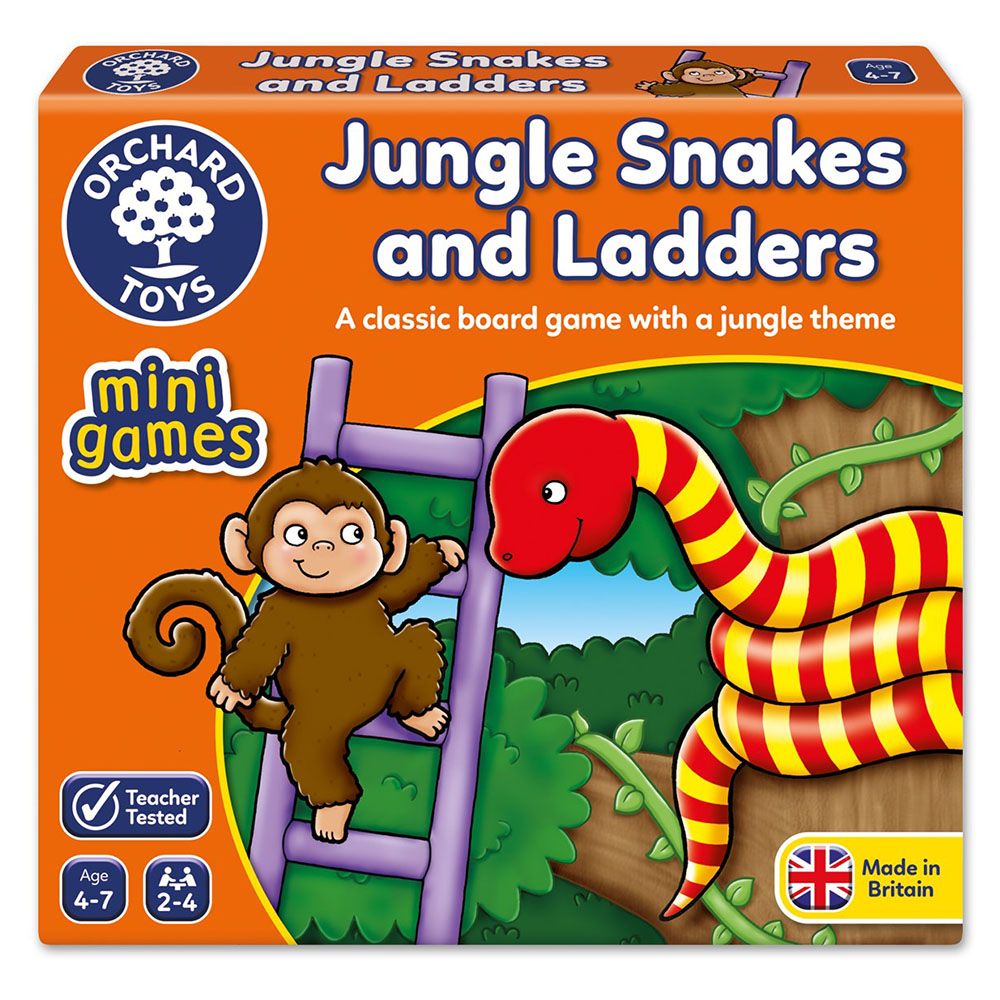 Orchard Toys - Jungle Snake & Ladders Mini Games