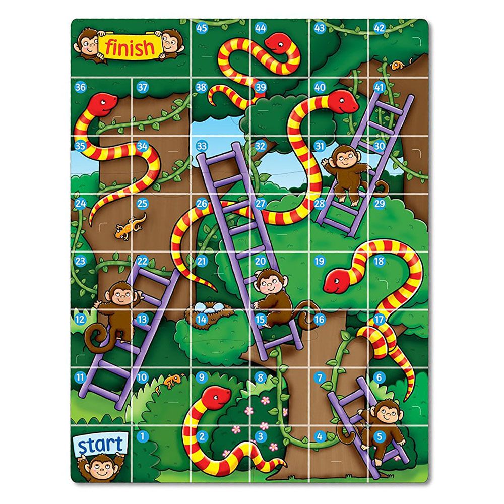 Orchard Toys - Jungle Snake & Ladders Mini Games