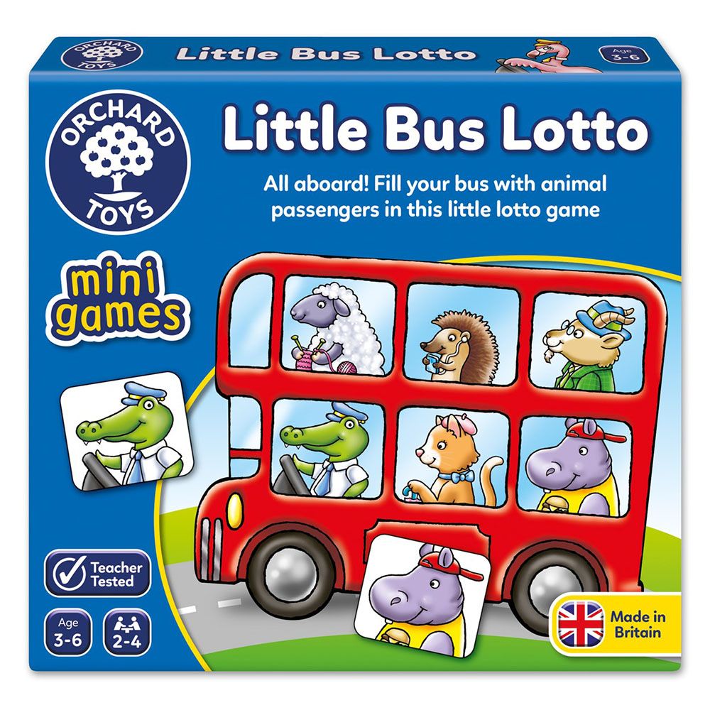 Orchard Toys - Little Bus Lotto Mini Games