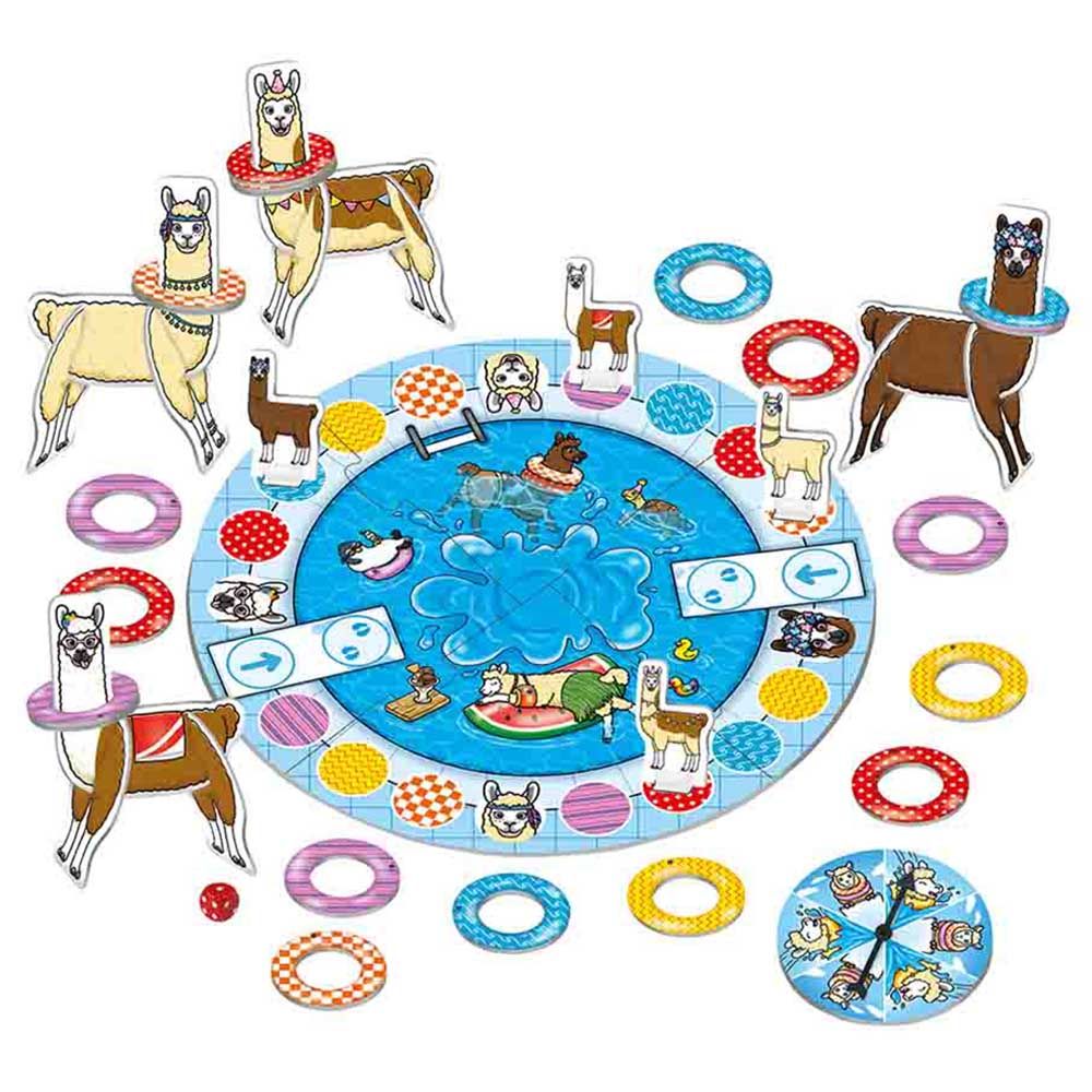 لعبة لوحية Loopy Llamas من Orchard Toys