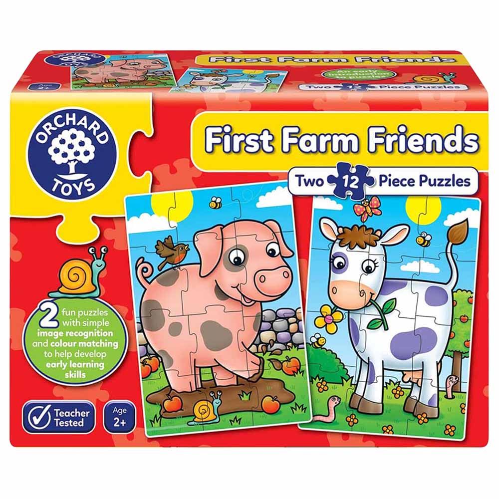 Orchard Toys - First Farm Friends Jigsaw Puzzles 24pcs