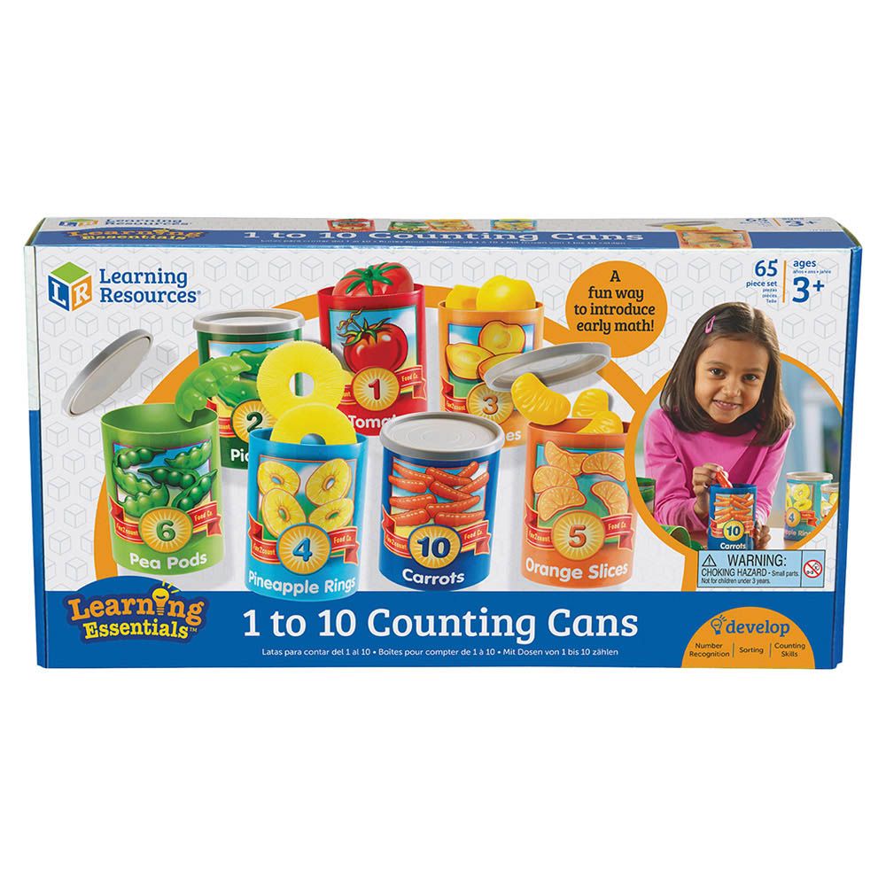 Learning Resources - 1 To 10 Counting Cans