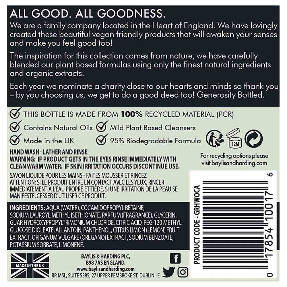 Baylis & Harding - Goodness Oud, Cedar & Amber Hand Wash - 500ml