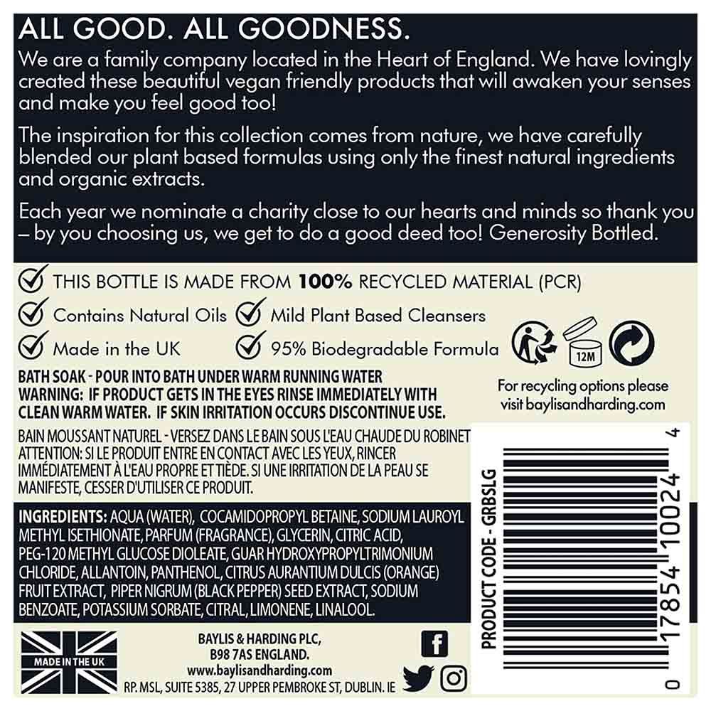 Baylis & Harding - Goodness Lemongrass & Ginger Bath Soak - 500ml