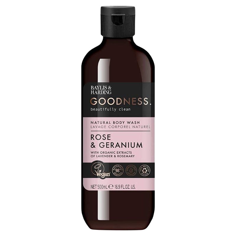 Baylis & Harding - Goodness Rose & Geranium Body Wash - 500ml