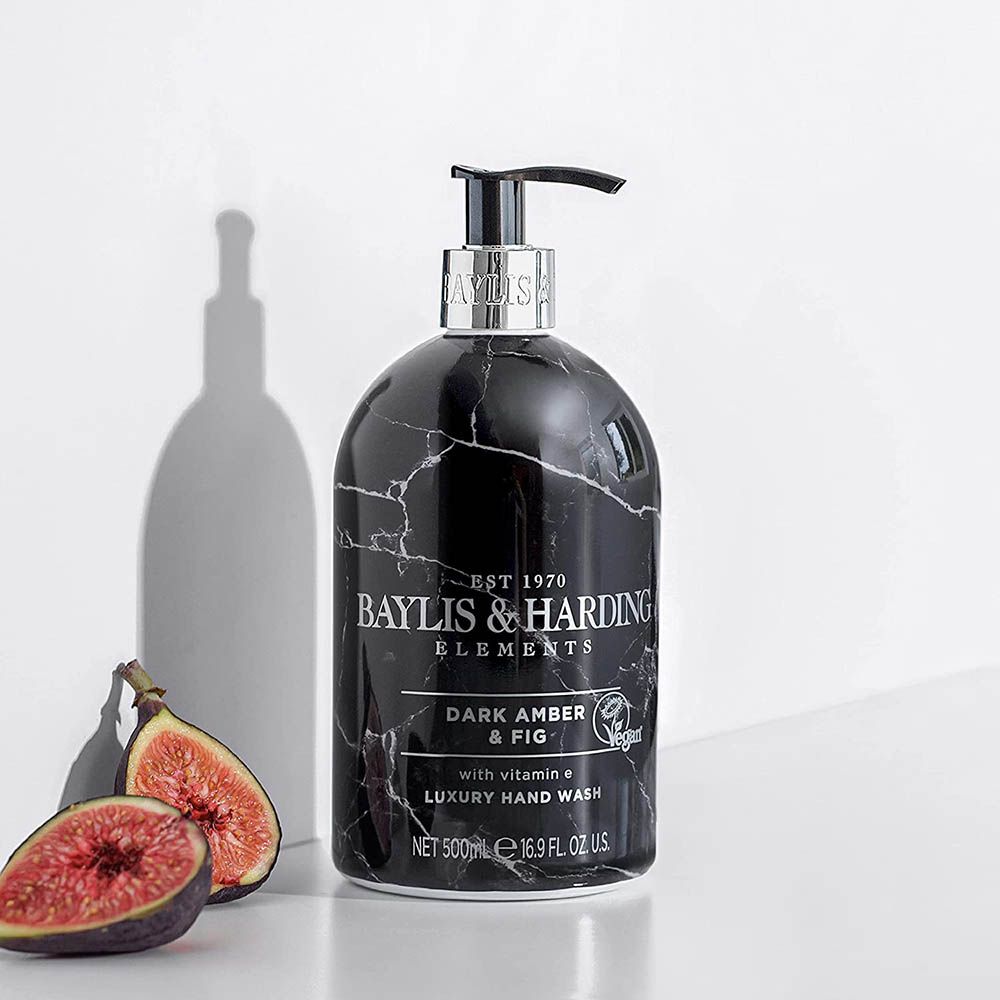 Baylis & Harding - Elements Hand Wash - Dark Amber & Fig - 500ml