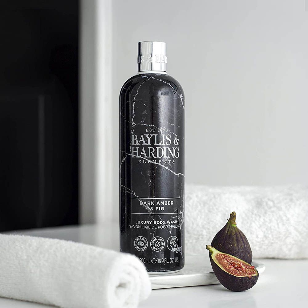 Baylis & Harding - Elements Body Wash Dark Amber & Fig - 500ml