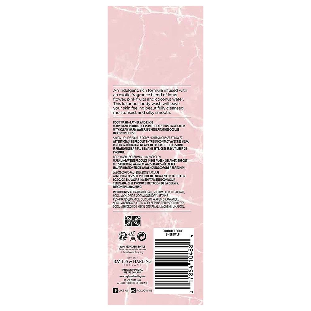 Baylis & Harding - Elements Body Wash Pink Blossom & Lotus 500ml