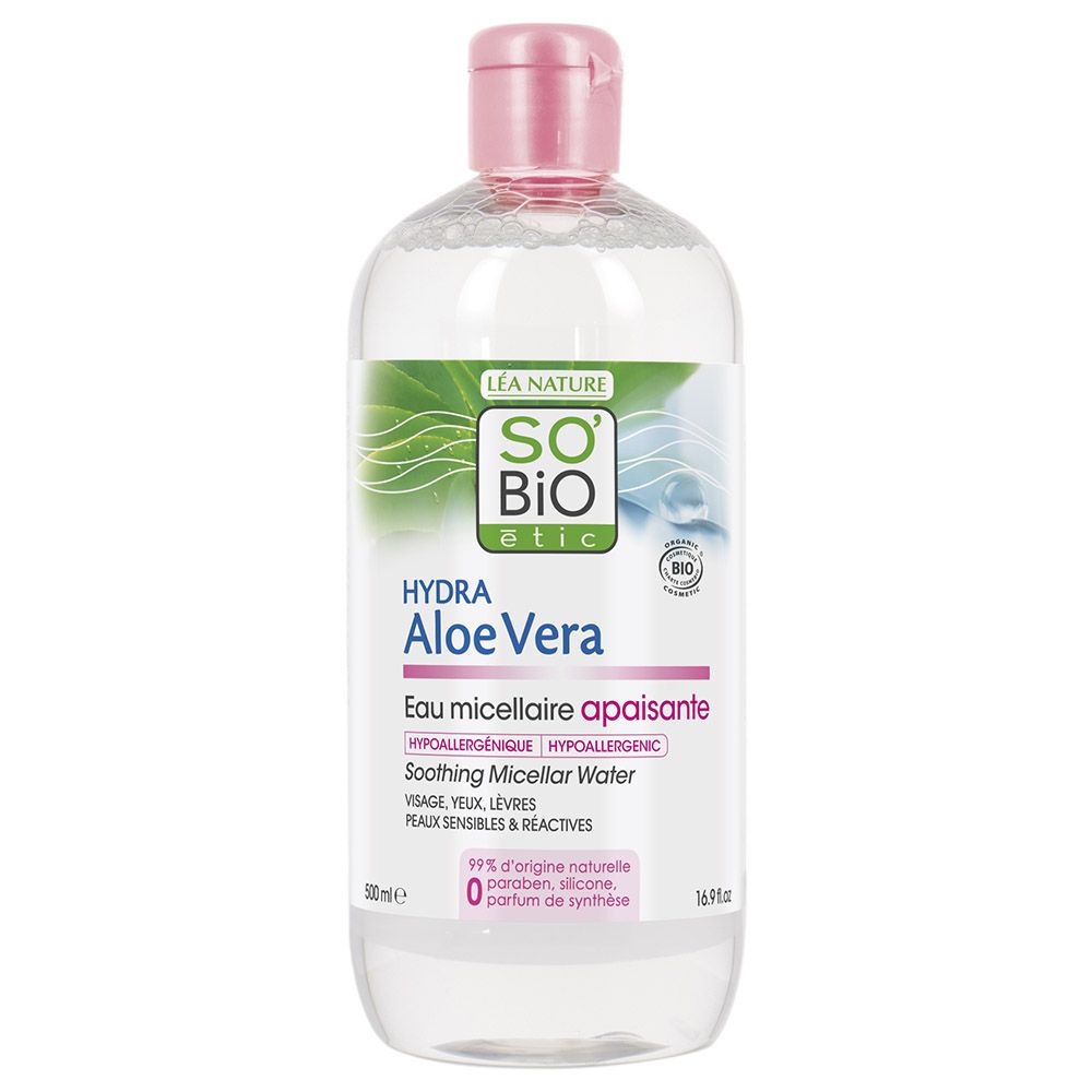 So Bio Aloe Vera 3 In 1 Soothing Micellar Water 500ml