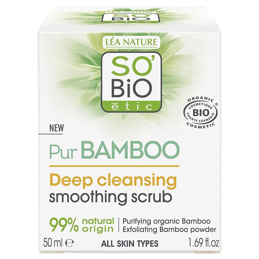 So Bio Etic - Bamboo Deep Cleansing Smoothing Scrub - 50 ml 