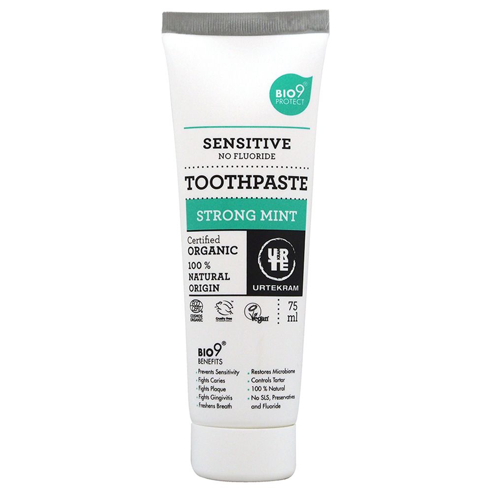 Urtekram - Organic Toothpaste Strong Mint 75ml