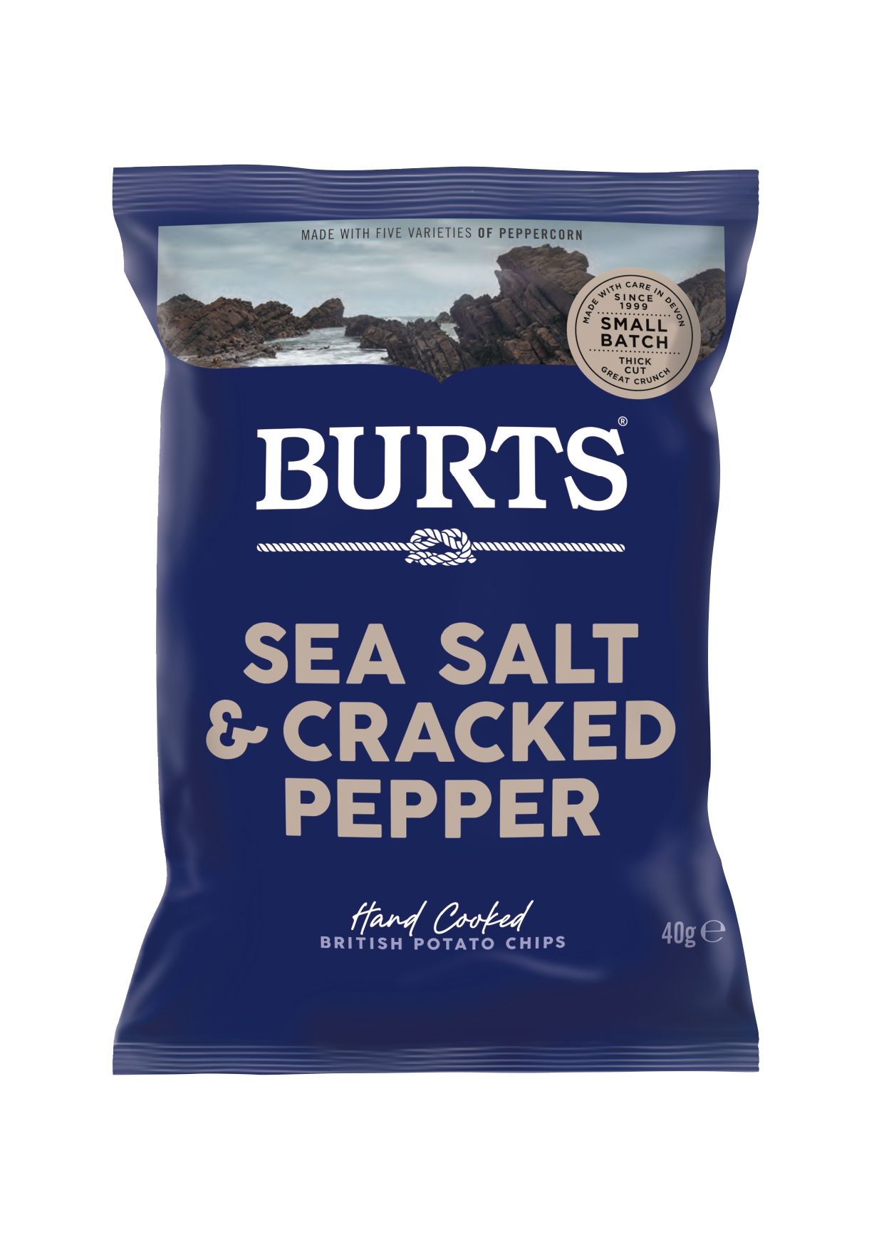 Burts Potato Chips Salt & Black Pepper 40gm