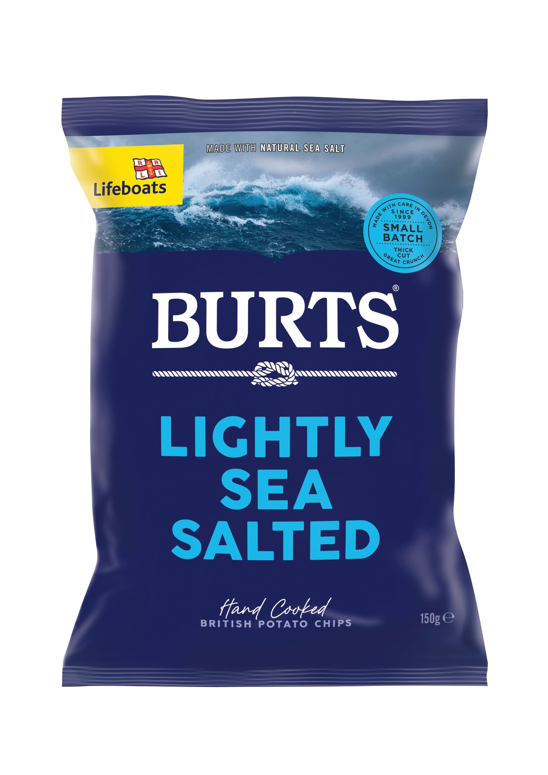 Burts Potato Chips Sea Salted 150gm