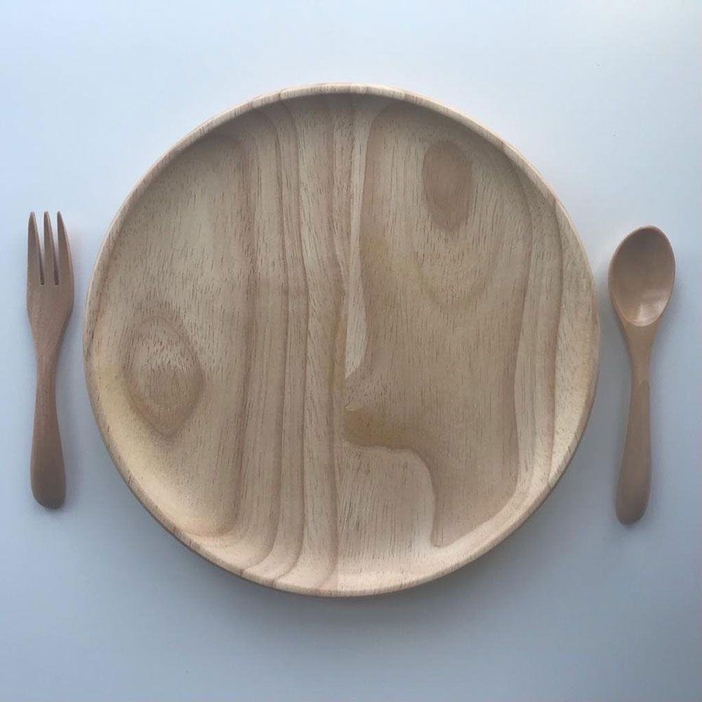 Dove and Dovelet - Eco Wood Toddler Feeding Set