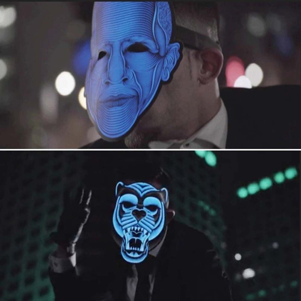 Treasure Box - The Sound Reactive LED Mask -  Panther