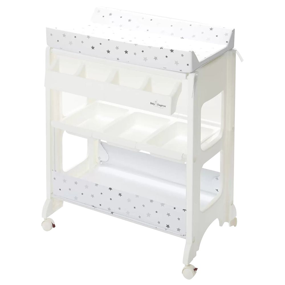 Baby Elegance - Bath Changing Unit - Grey Star (Exclusive)