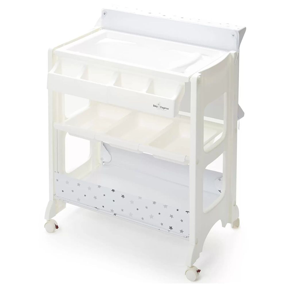 Baby Elegance - Bath Changing Unit - Grey Star (Exclusive)