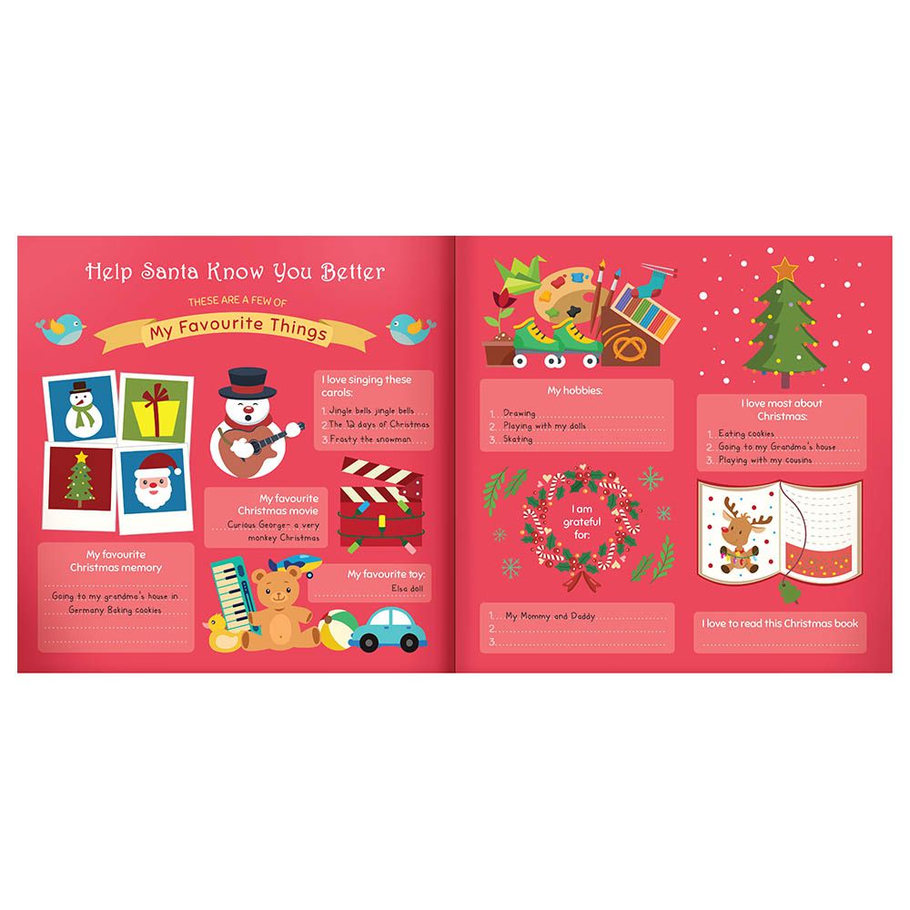 كتاب Christmas Memory - (اصنعها بنفسك)