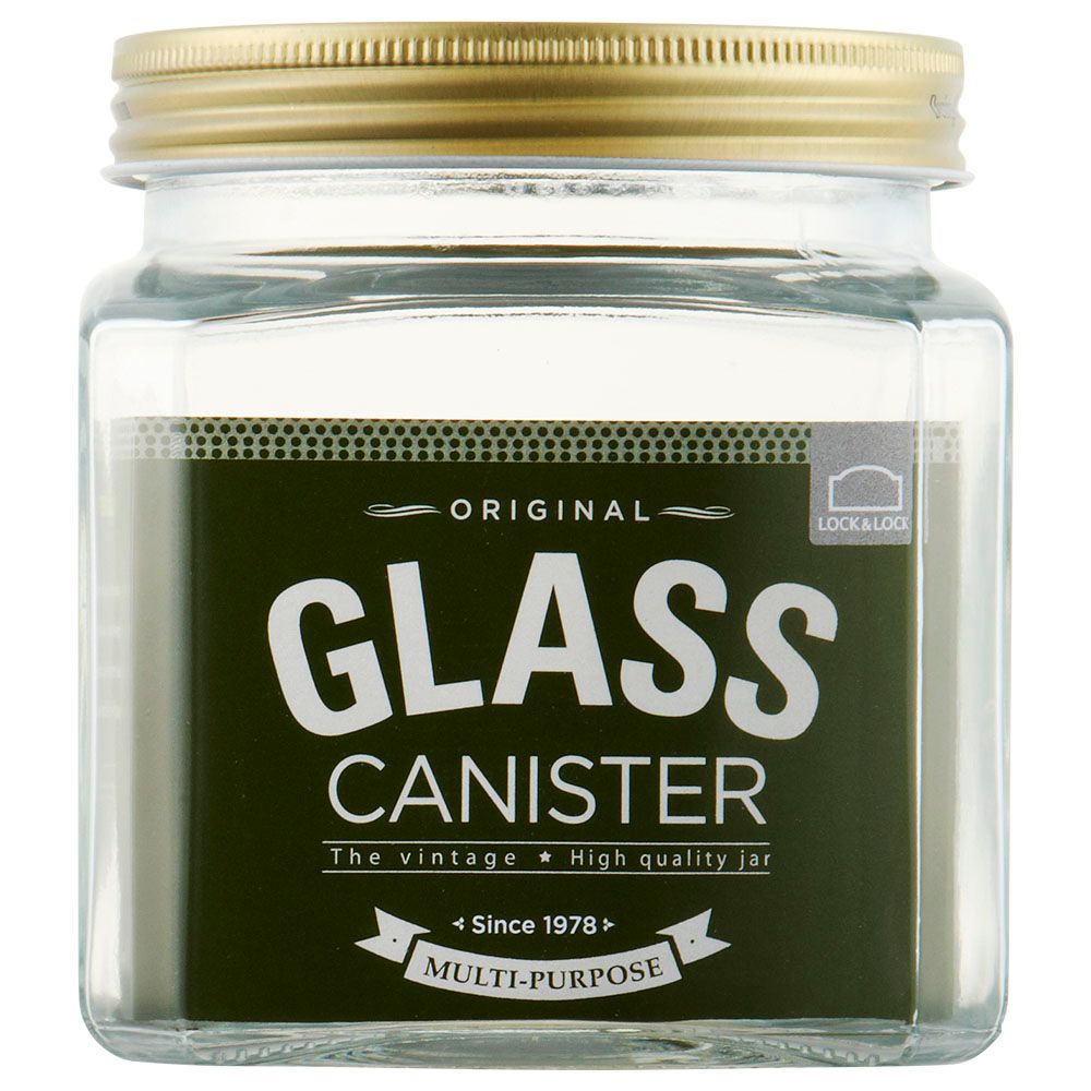 Lock&Lock - Glass Canister - Square 1200ml