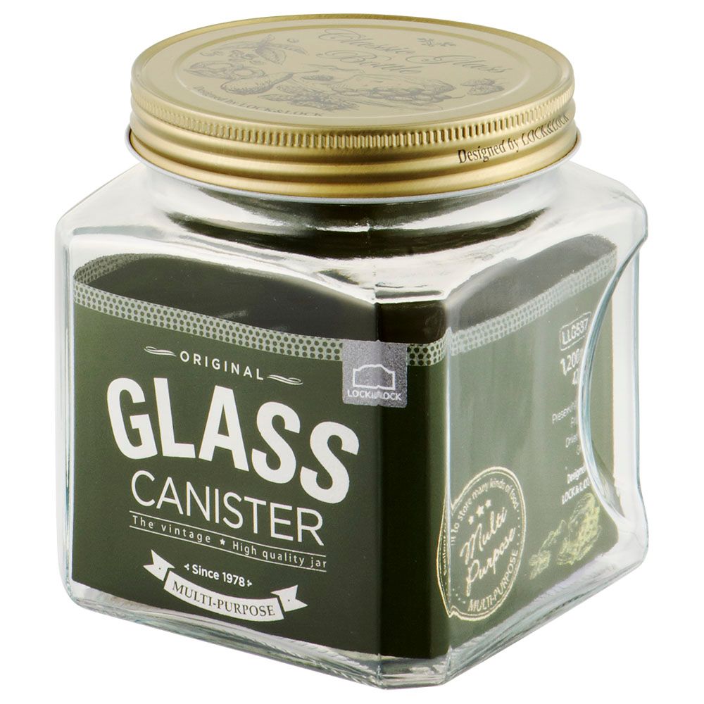 Lock&Lock - Glass Canister - Square 1200ml