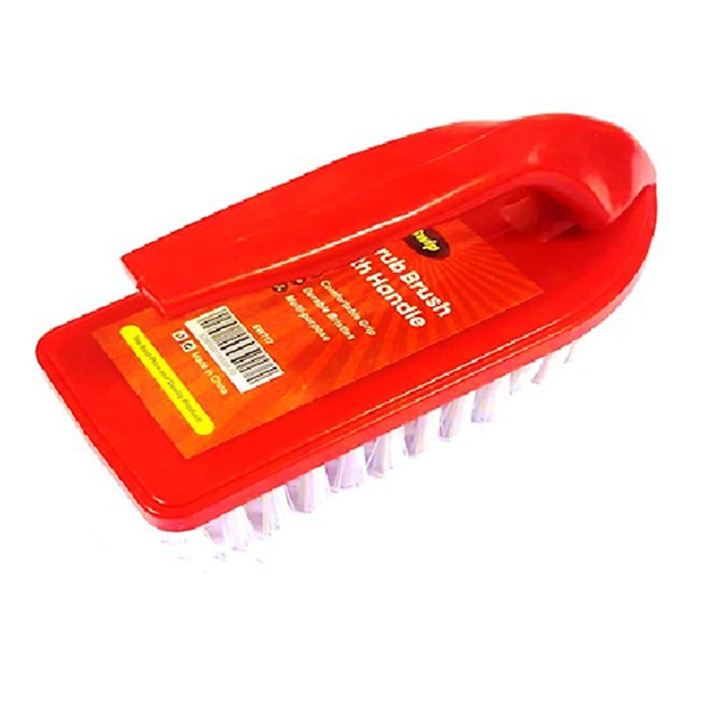 Swip - Scrub Brush With Handle - Red