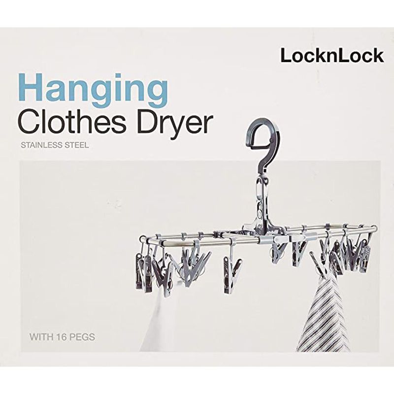 Lock&Lock - Clothes Hanger W/Clips - 16pcs