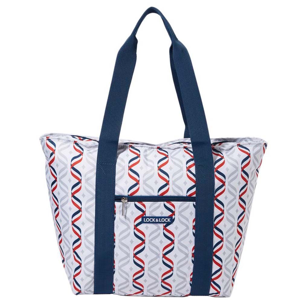 LOCK&LOCK - Pattern Cooler Bag 20L - Navy Blue